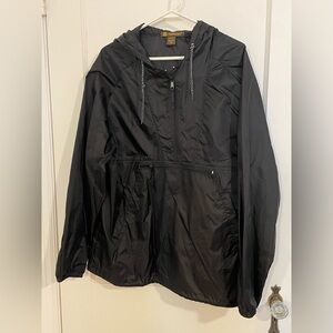 Black Windbreaker Jacket